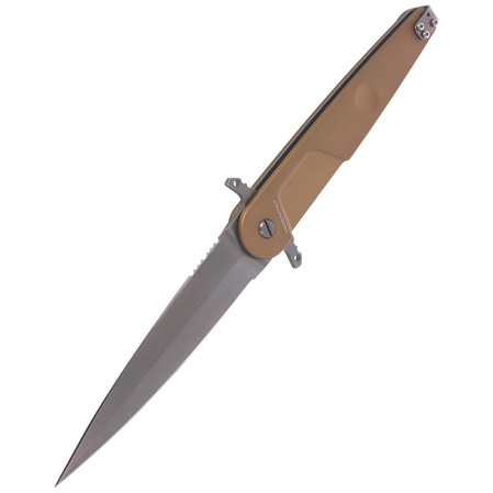 Extrema Ratio BD4 Contractor Knife Desert Aluminum, Stonewashed N690 (04.1000.0498/DW)