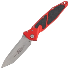 Microtech Socom Elite T/E-M Knife Red Aluminum, Apocalyptic M390MK by Tony Marfione (161-10APRD)