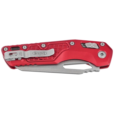 Microtech MSI S/E Knife Merlot Frag Aluminium, Apocalyptic M390MK by Tony Marfione (210-10APFRMR)