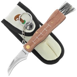 Martinez Albainox Setera Mushroom Knife Wood, Satin 3Cr13MoV (10577)