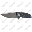 Reate knife K-4 Blue Titanium / Carbon Fiber, Satin RWL34