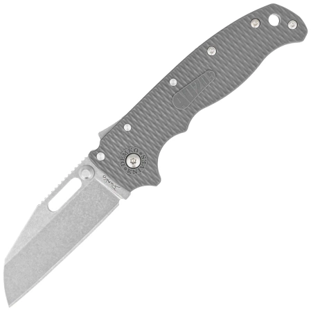 Demko AD20.5 SF Knife Grey Grivory, Stonewashed AUS10A by Andrew Demko (AD20.5-10A-GREY GRIVORY-SF)