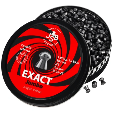 JSB Exact Jumbo 5.50 mm pellets, 500 pcs (546245-500)