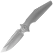 Rike Knife Viper 3 Gray Titanium, Beadblasted M398 by Richard Wu (RK-Viper 3-P)
