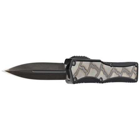 Heretic Knife Colossus Custom D/E Black Aluminum/Flamed Ti Inlay, High Sheen SW DLC MagnaCut by Tony Marfione Jr.