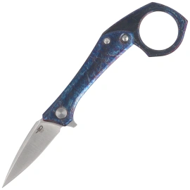Nóż składany Bestech Duci Flamed Titanium, Satin CPM 20CV by Ostap Hel (BT2605D)