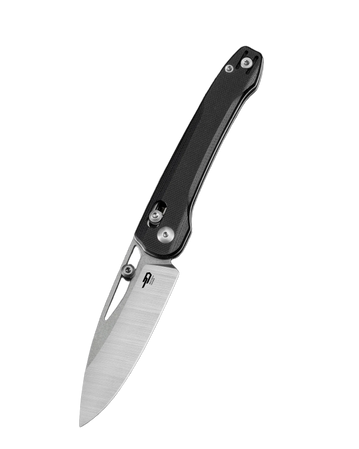 Bestech Cobber Knife Black G10, Satin / Stonewashed 14C28N by Happy as Larry (BG68A)