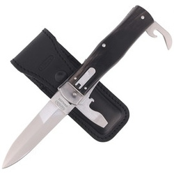 Nóż sprężynowy Mikov Predator Buffalo Horn, Mirror 3ostrz (241-NR-3/KP)