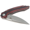 Bestech Knife Ornetta Carbon Fiber / Red G10, Stonewash / Satin N690 by Kombou (BL02B)