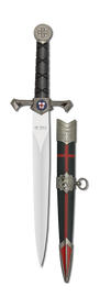 Sztylet templariuszy Templar Zamak/ABS, Brightness 3Cr13Mov (32745)