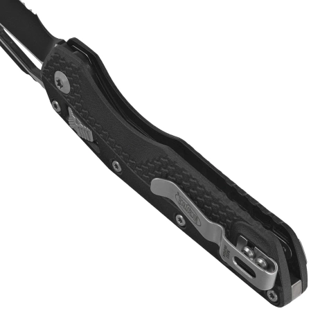 Nóż składany Microtech MSI S/E Black Tri-Grip Polymer, Black P/S M390MK by Tony Marfione (210T-2PMBK)