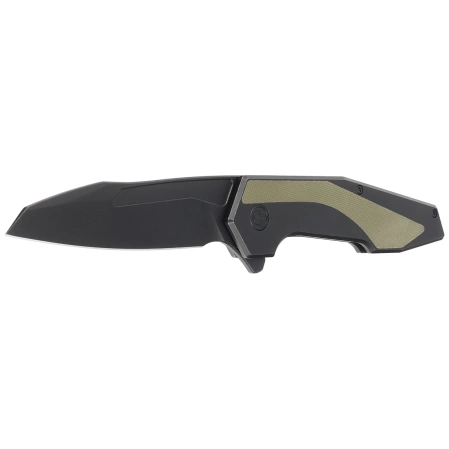 Nóż składany Civivi Hypersonic Black Steel / OD Green G10, Black Stonewashed 14C28N by Gustavo T. Cecchini (C22011-1)