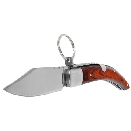 Nóż składany Martinez Albainox Red Micarta, Shiny Stainless (01084)