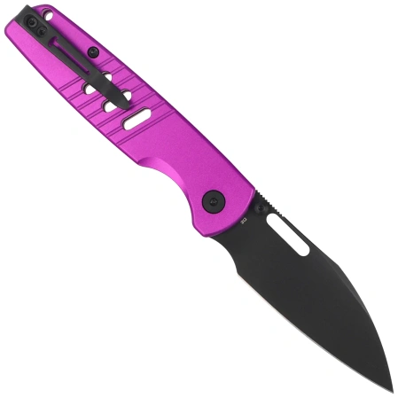 Bestechman Vector Knife Purple Aluminum, Black PVD D2 (BMK15F)