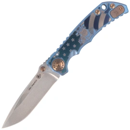 Nóż składany Spartan Blades Harsey Folder ''Uncle Sam'' Titanium, Stonewashed MagnaCut by William W. Harsey (SF5USAM)