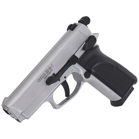 Airgun set 09: Voltran Ekol ES 66C White 4.5 mm Pistol, 1500 BBs, 10 CO₂ cartridges, 100 targets