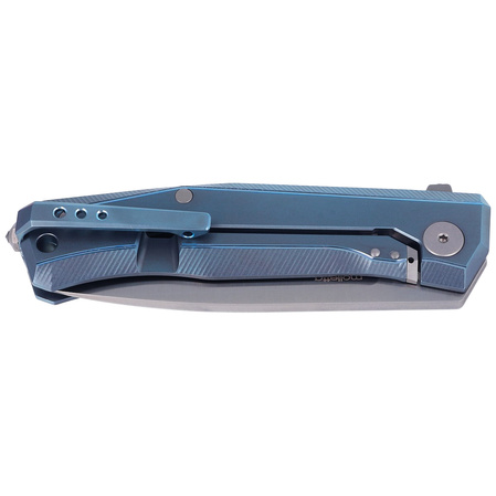 LionSteel Myto Knife Blue Titanium, Satin M390 by Molletta (MT01 BL)
