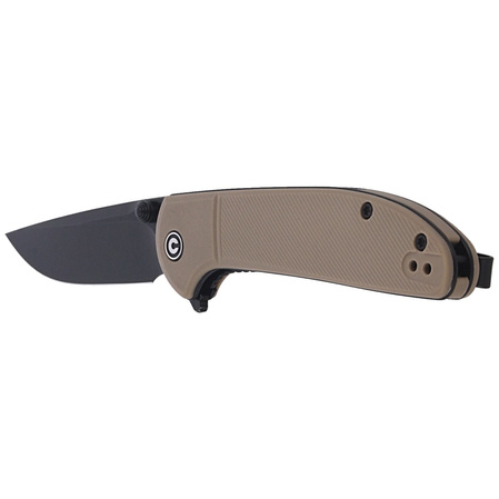 CIVIVI Badlands Vagabond Tan FRN, Black Stonewashed (C2019A)