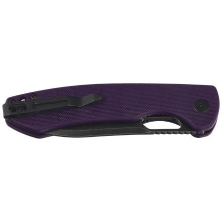 Bestechman Firebird Knife Purple G10, Black PVD Stonewashed D2 (BMK05D)