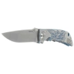 Spartan Blades Harsey Folder 3.25 Saint Michael Titanium, Stonewashed MagnaCut by William W. Harsey (SF10 STMIC SW)