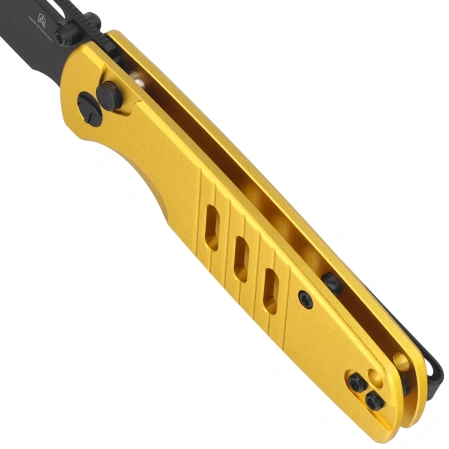 Bestechman Vector Knife Gold Aluminum, Black PVD D2 (BMK15E)