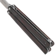 Martinez Albainox Balisong Knife Fine Wood, Satin 3Cr13Mov (02254)
