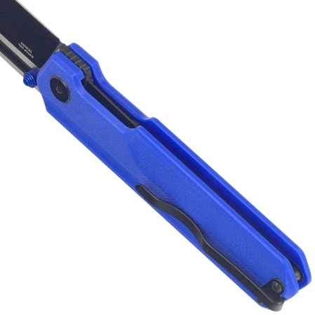 Nóż składany Bestech Tardis Blue G10, Black DLC/Satin D2 by Ostap Hel (BG54G)