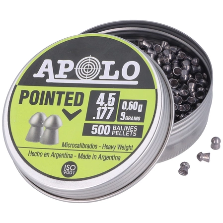 Apolo Pointed Pellets 4.51 mm, 500 pcs. (19101-1)