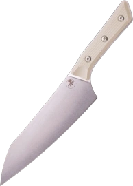 Nóż kuchenny Microtech Chef 8'' Ivory G10, Stonewashed M390MK (3000-10IV)