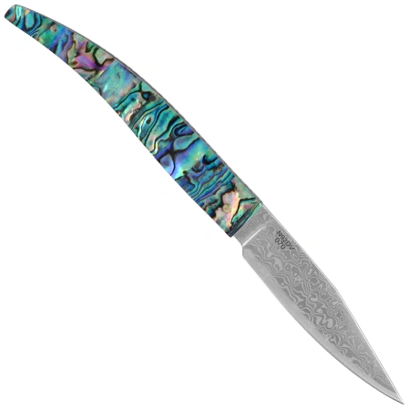 Nóż składany Third Decor Habitat N92DV Abalone/Acrylic, Damascus (TK-N92DV)