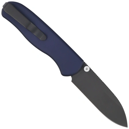 Kizer Drop Bear Zero Knife Dark Blue Aluminum, Matte DLC Ultra M390 by Azo (Ki3619BDA2)