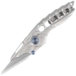 Rike Knife RK-Alien1-P Gray Titanium, Satin M390 by Richard Wu