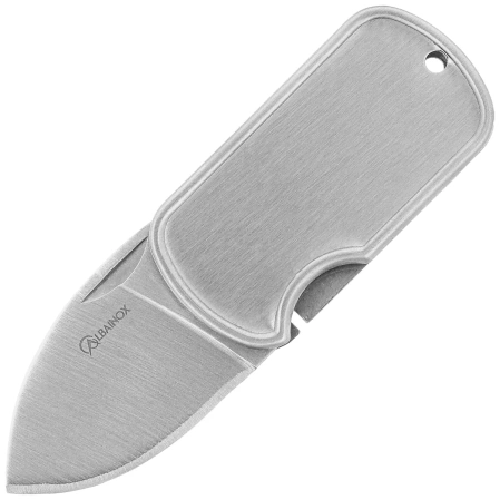 Martinez Albainox Dog Tag Knife Satin Stainless Steel, Satin 3Cr13Mov (18654)
