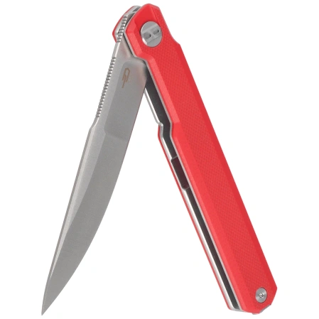 Nóż składany Bestech Duoz Red G10, Satin 14C28N by Ostap Hel (BG65C)