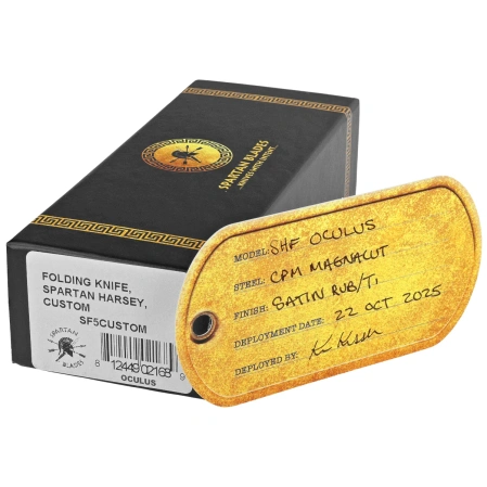 Nóż składany Spartan Blades Harsey Folder ''Oculus'' Titanium, Stonewashed MagnaCut