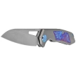 Kubey KB Vagrant Knife Gray Titanium/Timascus, Beadblasted CPM S35VN by Maksim Tkachuk (KB284H)