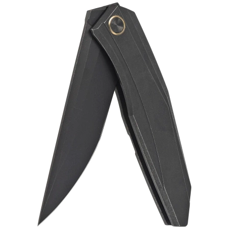 Nóż składany WE Knife Cybernetic LE No 117/205 Black Titanium, Black Stonewashed CPM 20CV (WE22033-1)