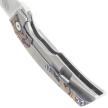 Nóż składany Reate Velocity Gray Titanium/Zircuti, Hand Satin Elmax by Tashi Bharucha