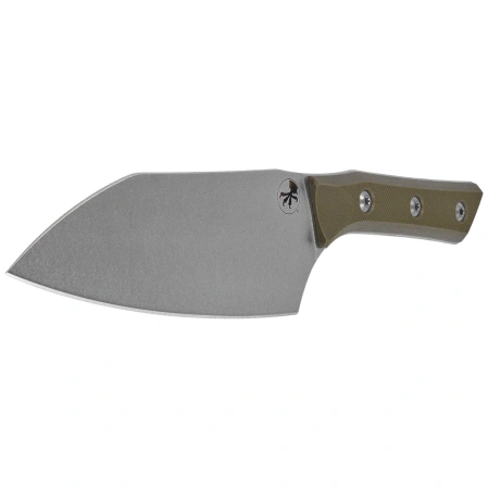 Nóż kuchenny Microtech Santoku 6'' OD Green G10, Stonewashed M390MK (3200-10OD)