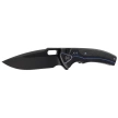 Nóż składany WE Knife Exciton LE No 084/205 Black Titanium / Twill Carbon Fiber, Two-Tone Black CPM 20CV (WE22038A-2)