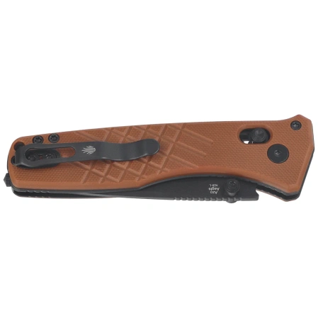 Nóż składany Kizer Aegis T Brown G10, Black PVD AEB-L by Azo (V3774CTA3)