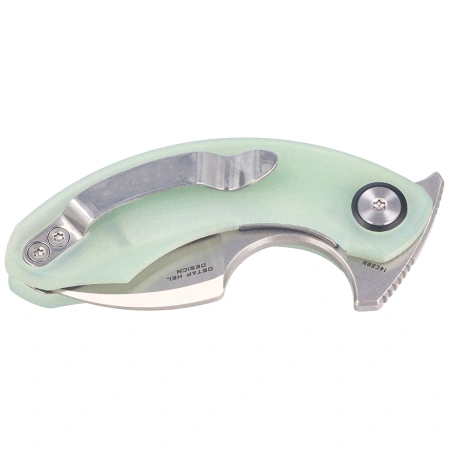 Nóż składany Bestech Strelit Jade G10, Stonewashed / Satin 14C28N by Ostap Hel (BG52B-1)