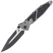 Microtech Socom Elite S/E-M Spike Grind Signature Knife Natural Clear Aluminum, Black M390MK by Tony Marfione (160-1NCSS)