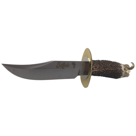 Nóż Muela Buffalo-16BF Big Five Deer Stag, Satin X50CrMoV15, Gift Box