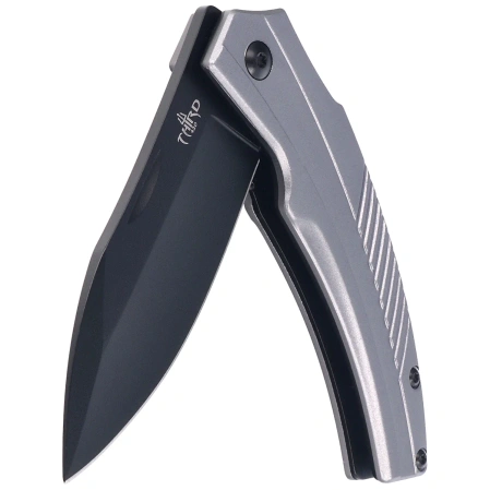 Nóż składany Third Decor Habitat N71 Gray Aluminum, Black 420 (TH-N71N)