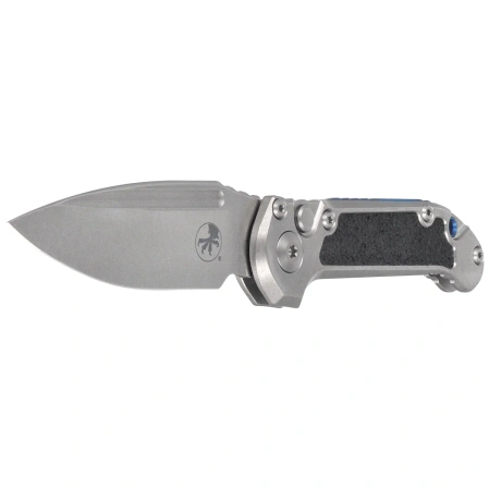 Microtech LUDT Gen III S/E Marfione Select Automatic Knife Titanium, Blue HW, Stonewashed M390MK by Tony Marfione (1135-10MS4)