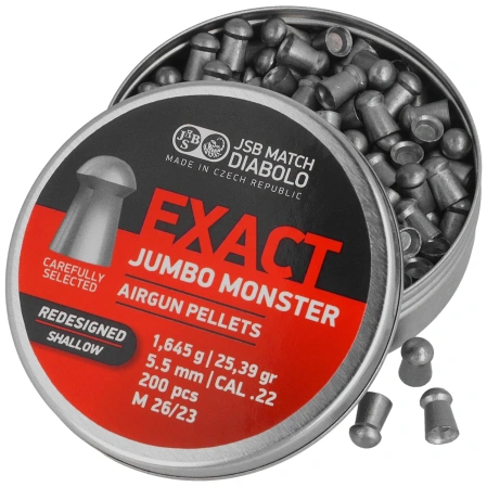 Śrut JSB Jumbo Monster Redesigned Shallow 5.52 mm, 200 szt. (546189-200)