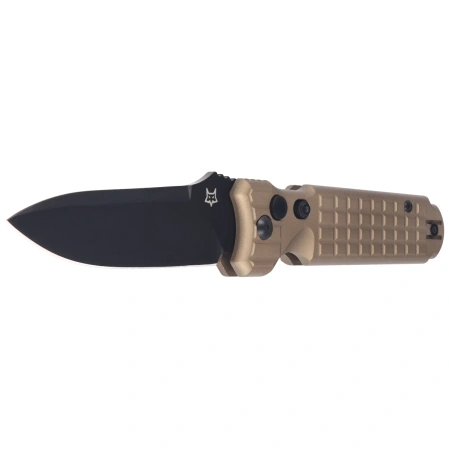 Nóż automatyczny Fox Predator II 2F Full Auto Bronze Aluminium, Black Idroglider Hybrid Cryo (FX-448 AL BR)
