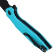 Kubey Nova KU117S Knife, Light Blue G10, Blackwashed 14C28N