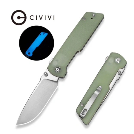 Nóż składany Civivi Zygon Natural G10, Gray Satin Nitro-V (C25035-1)
